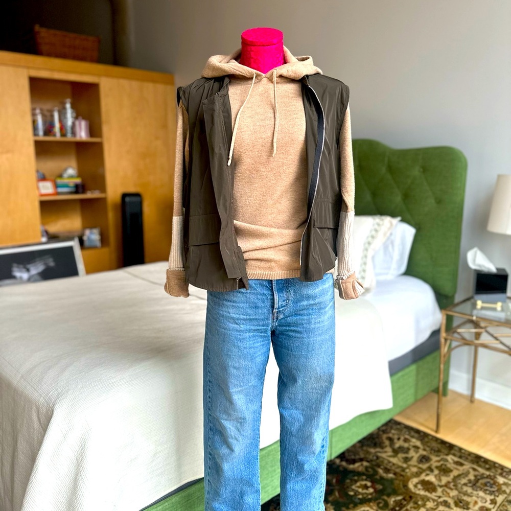 Athleta Merino Wool Knit Hoodie